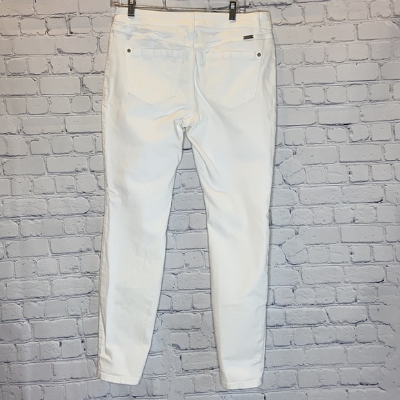 INC White Skinny Leg Regular Fit Jeans - Picture 3 of 11